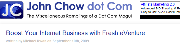 My Controversial Blog Review on John Chow Dot Com