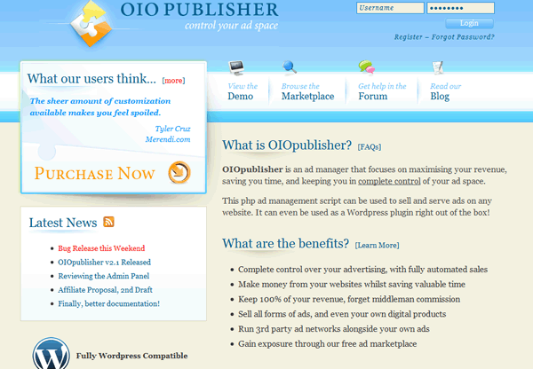 OIOpublisher Ad Manager